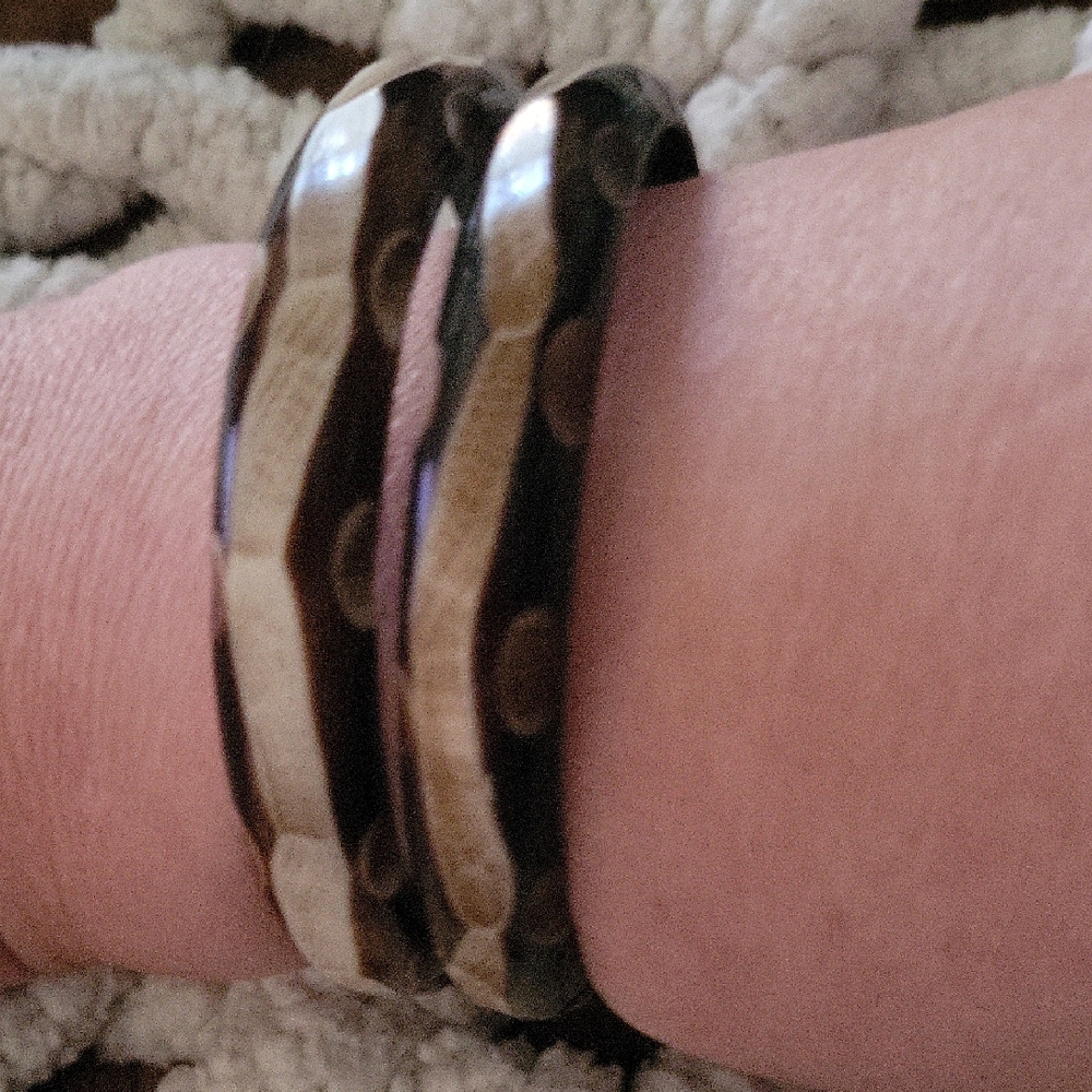 Elegant Brown and Tan Bracelet Set